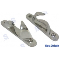 CASTANHAS DE AÇO INOX -PAR- 148 MM.