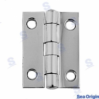 DOBRADIÇA DE AÇO INOX 40X40 (PACOTE 2)