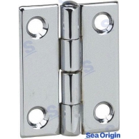 DOBRADIÇA DE AÇO INOX 30*30*0,8 (PACOTE 2)