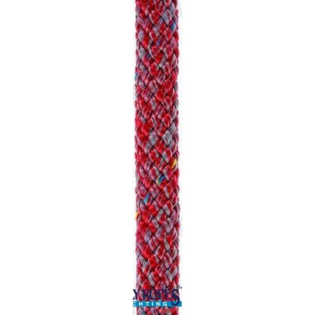POLY-TRANÇA-32 8MM CINZA/VERMELHO (150M)