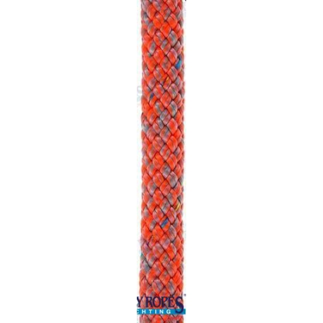 POLY-TRANÇA-32 10 MM CINZA/LARANJA (110M)