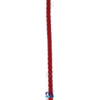 CORDA DE POLIÉSTER 3 MM VERMELHA 25 M