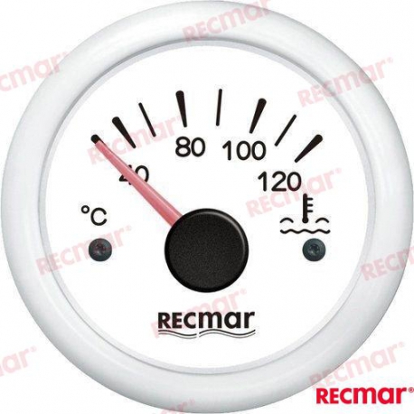 TEMPERATURA DA ÁGUA 40/120ºC BRANCA