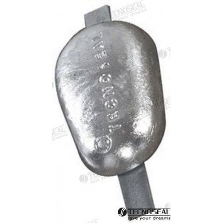 ANODO PARA SOLDAR ZINCO 250X25X5MM 3KG