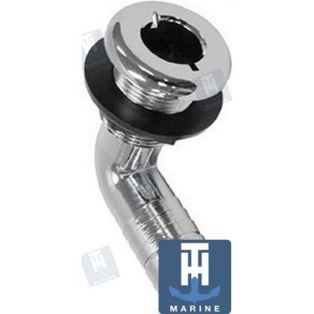 90º PASSA-CASCO PARA MANGUEIRAS DE 29 MM.
