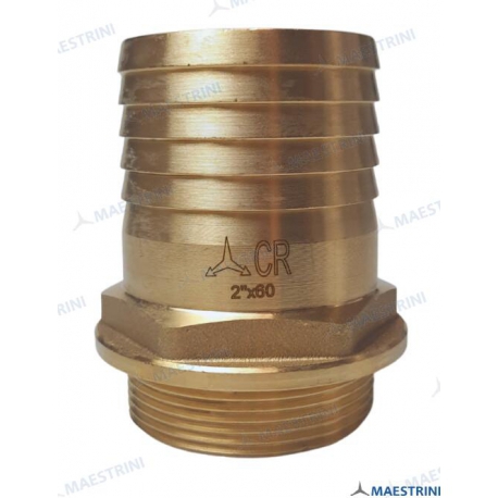 CONECTOR 2'' x 60 M. EM LATÃO CR