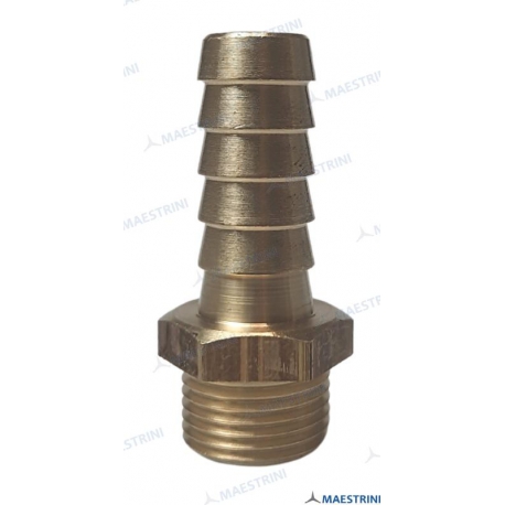 CONECTOR 3/8'' x 13 M. EM LATÃO CR
