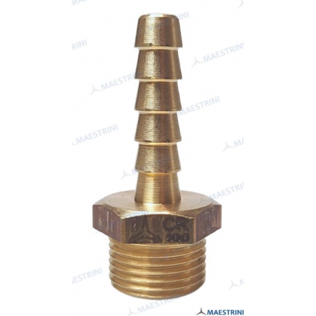 CONECTOR 3/8'' x 8 M. EM LATÃO CR