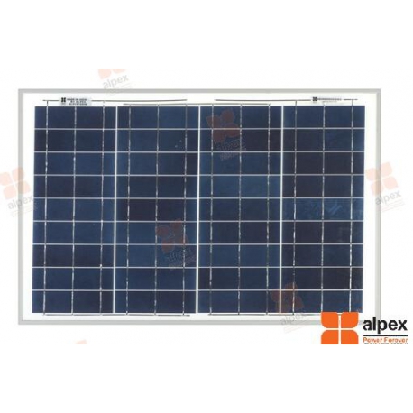 PAINEL SOLAR 40W POLICRISTALINO ALPEX