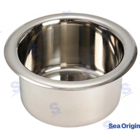 PORTA-COPOS E LATAS INOX