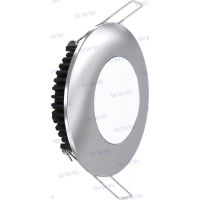 LUZ INTERIOR CROMADA MATE 6 W 600 LUM. 6