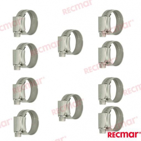 ABRAÇADEIRA DE AÇO INOXIDÁVEL SMO254 22-32 12mm