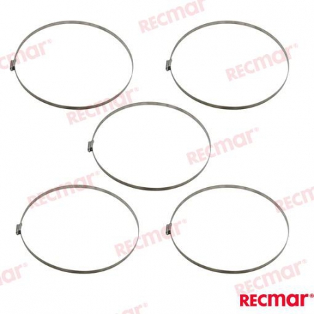 ABRAÇADEIRA DE AÇO INOXIDÁVEL SMO254 251-282 12m
