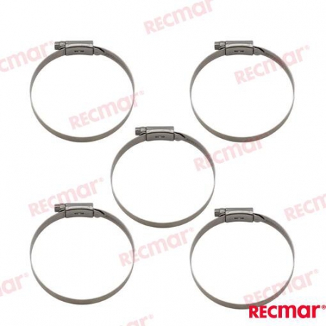 ABRAÇADEIRA AÇO INOXIDÁVEL SMO254 68-85 12mm&nbsp;
