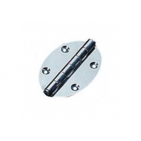 DOBRADIÇA OVAL DE AÇO INOX 78X56 (PACOTE 2)
