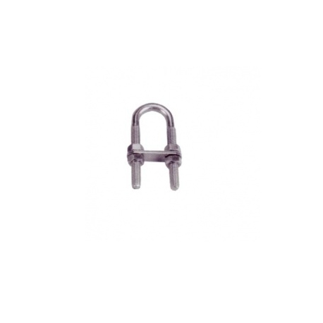 ARGOLA EM U DE AÇO INOX M8
