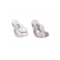 ASSENTO DESPORTIVO ERGONÓMICO BRANCO/CINZENTO